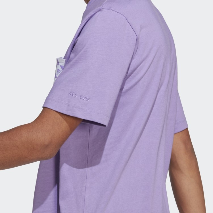 Camiseta Toda Szn X Logomania Violeta Adidas