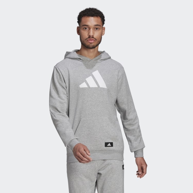 Moletom Com Capuz Future Icons Cinza Médio Da Adidas