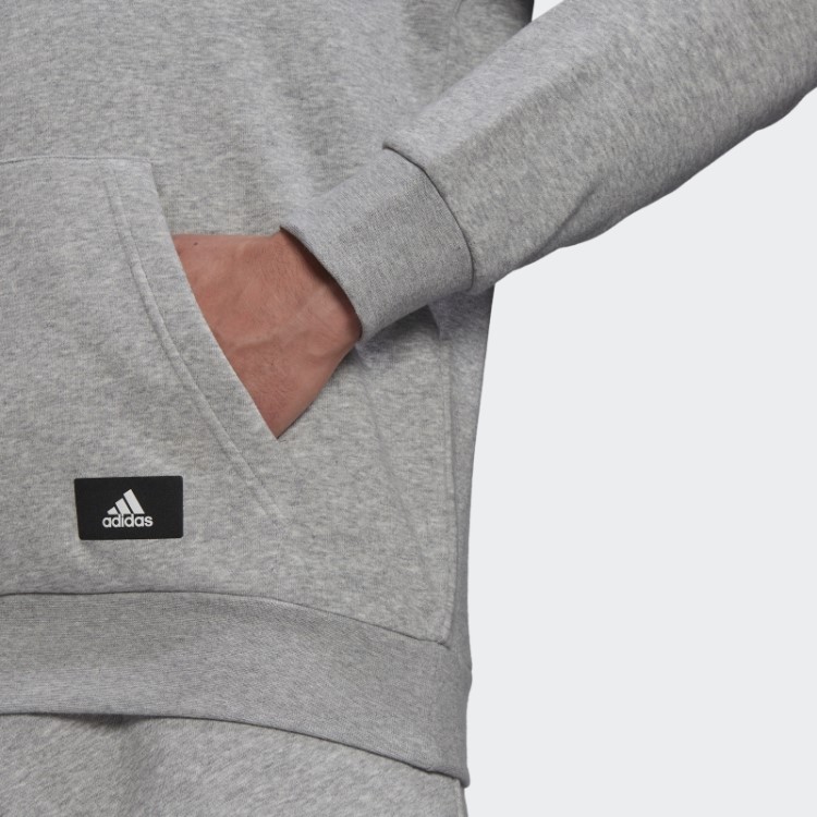 Moletom Com Capuz Future Icons Cinza Médio Da Adidas