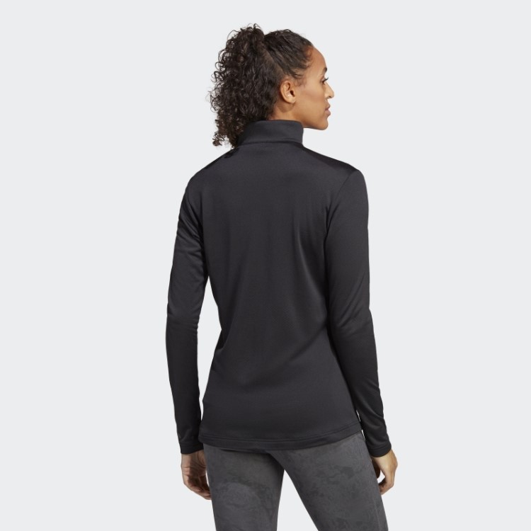 Jaqueta De Lã Terrex Com Zíper Completo Adidas Preta