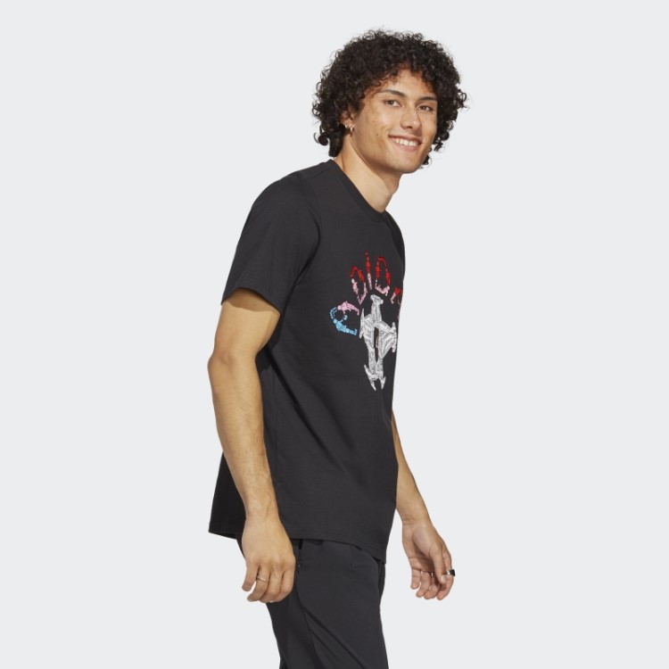 Camiseta Adidas X Lego Soccer Stadium Estampada Hot Black