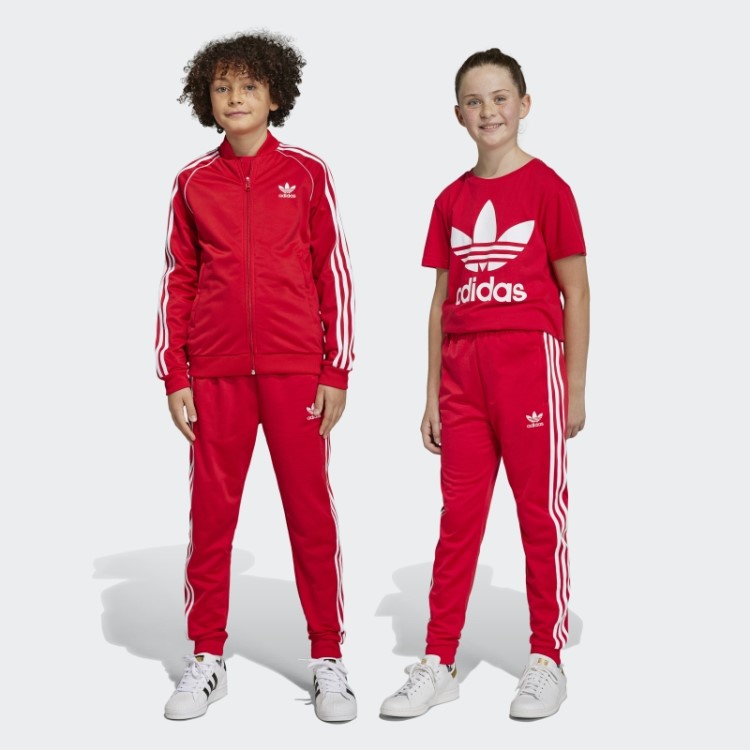 Calça De Treino Adicolor Sst Escarlate Adidas
