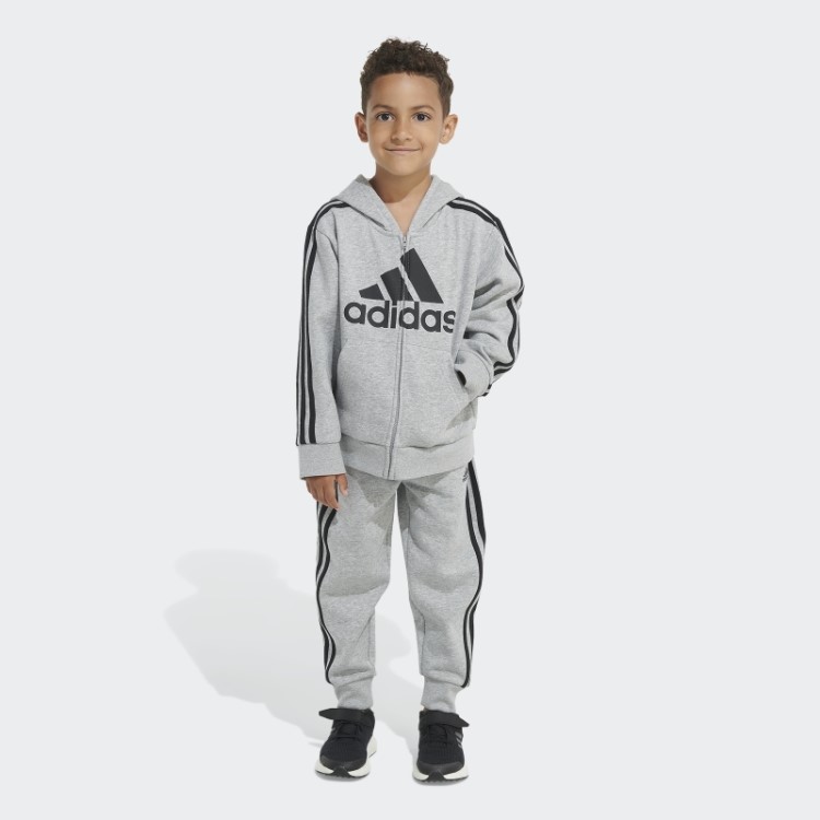 Conjunto De Jaqueta De Lã Com Capuz Adidas Carbon Hthd Essencial