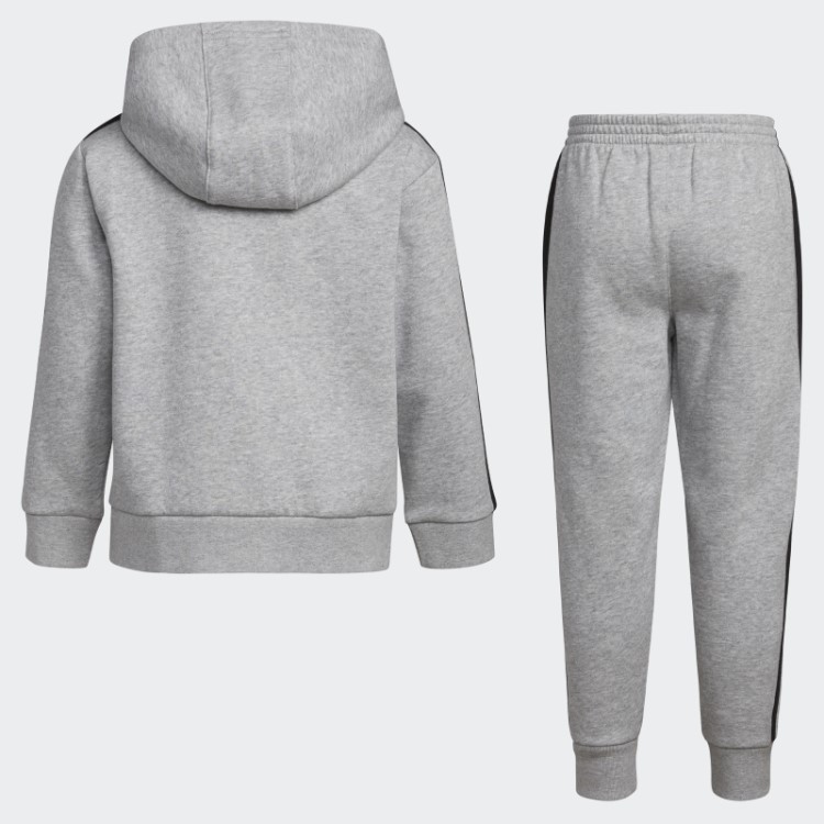 Conjunto De Jaqueta De Lã Com Capuz Adidas Carbon Hthd Essencial