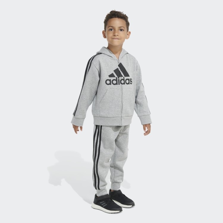 Conjunto De Jaqueta De Lã Com Capuz Adidas Carbon Hthd Essencial