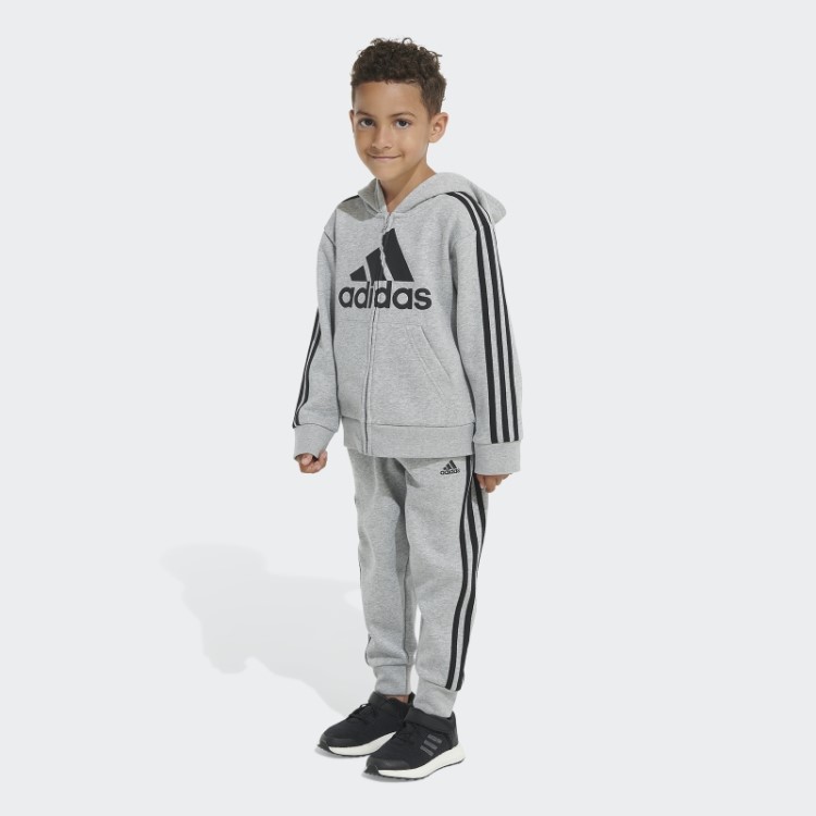 Conjunto De Jaqueta De Lã Com Capuz Adidas Carbon Hthd Essencial