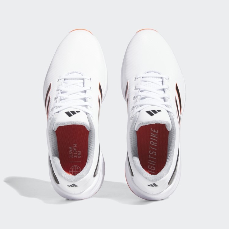 Sapatos De Golfe Vermelhos Adidas Zg23 Moda