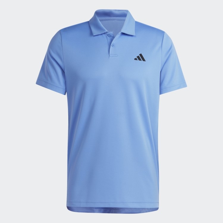 Camisa Polo De Tênis Azul Adidas Heat.rdy