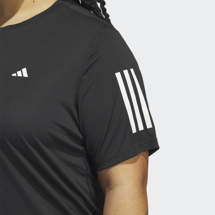Adidas Possui A Camiseta Run (tamanho Grande) Preta