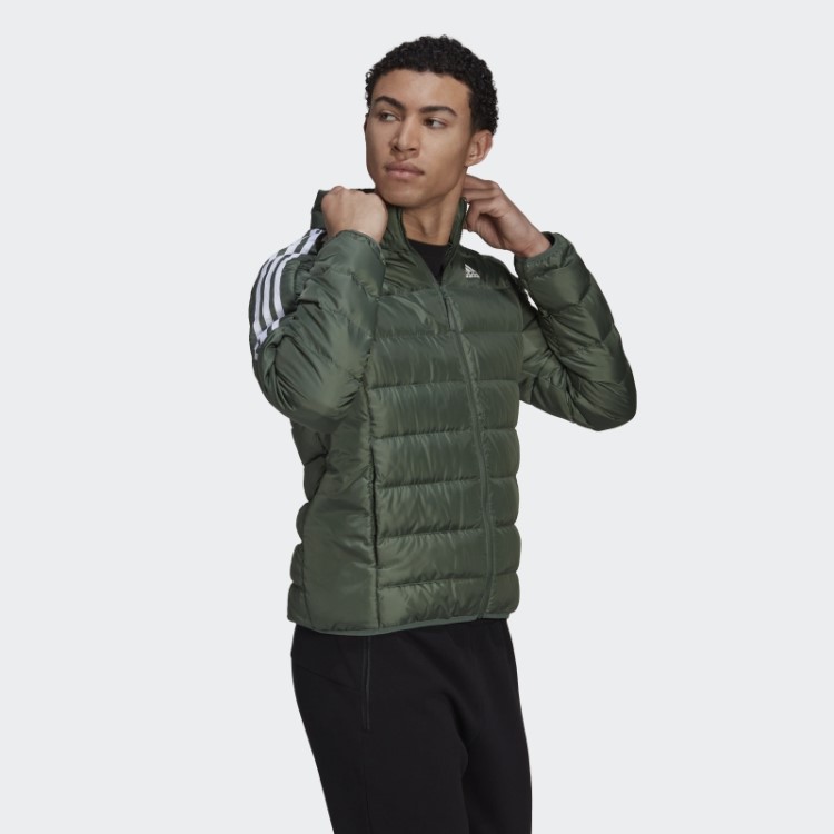 Jaqueta Essencial Adidas óxido Verde