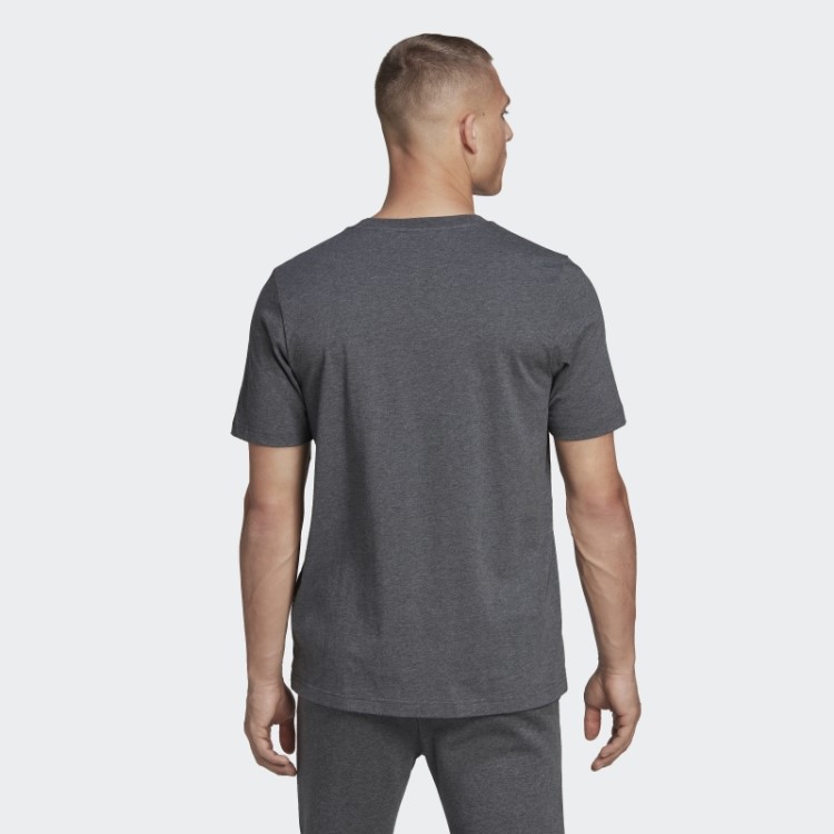 Essentials Camiseta Com Logo Grande Cinza Escuro Urze Adidas