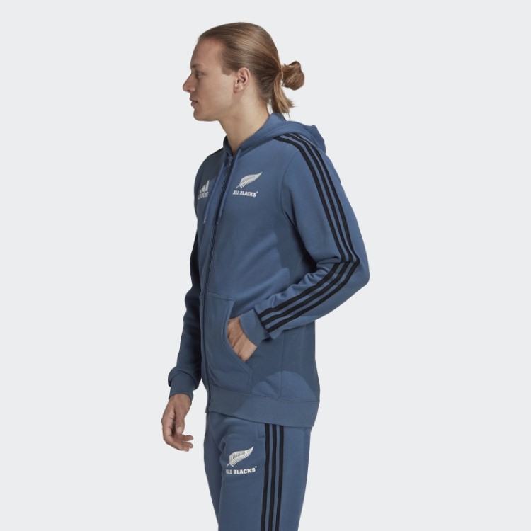Adidas All Blacks Rugby Hoodie Com As Três Listras Em Aço