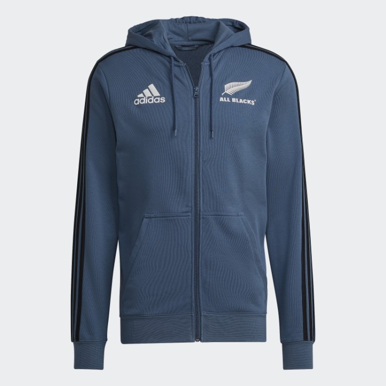 Adidas All Blacks Rugby Hoodie Com As Três Listras Em Aço