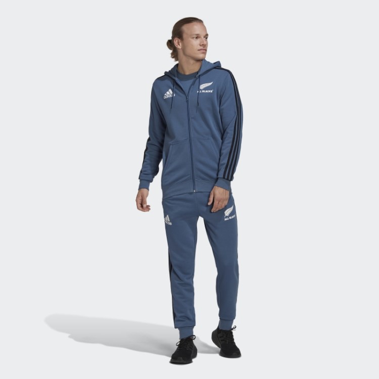 Adidas All Blacks Rugby Hoodie Com As Três Listras Em Aço