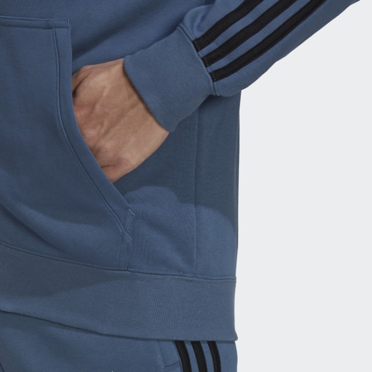 Adidas All Blacks Rugby Hoodie Com As Três Listras Em Aço