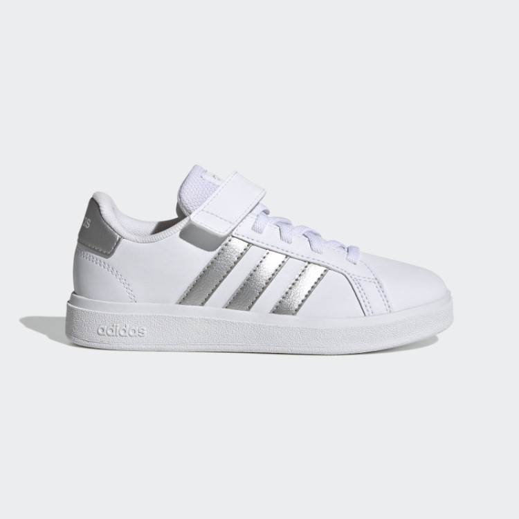 Sapatos Brancos De Renda Elástica E Top Strap Adidas