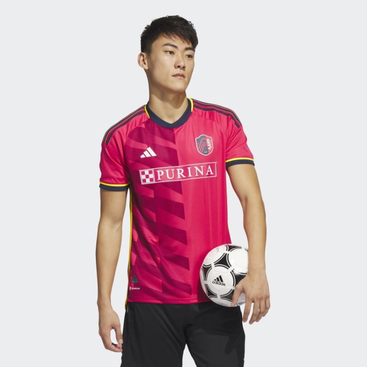 St. Louis City Sc 23/24 Home Autêntico Jersey Rosa Adidas