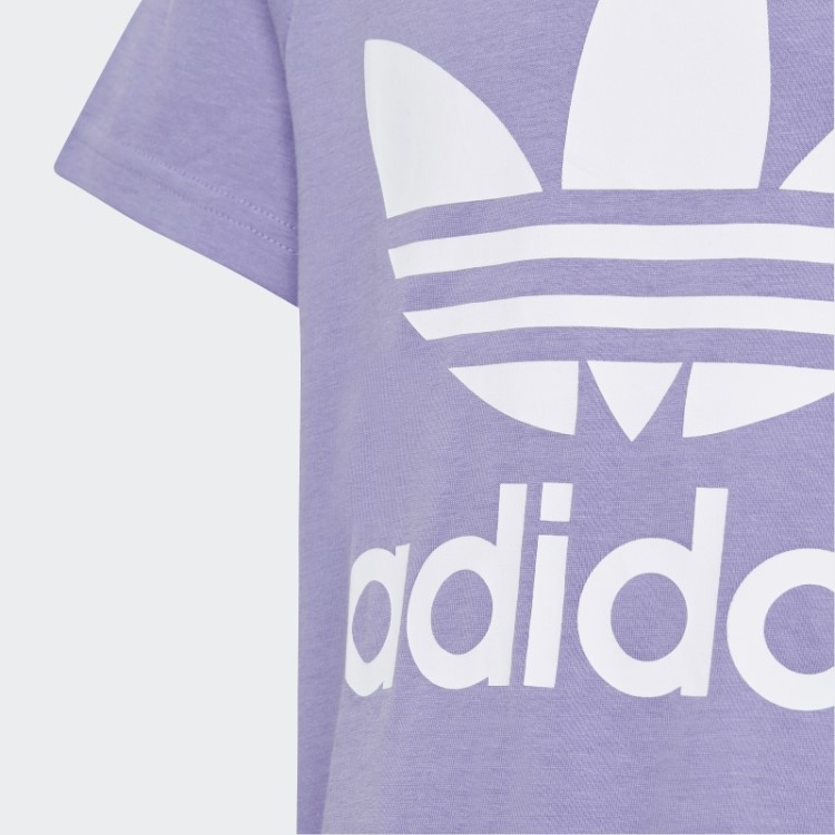 Camiseta Adidas Trefoil Lilás