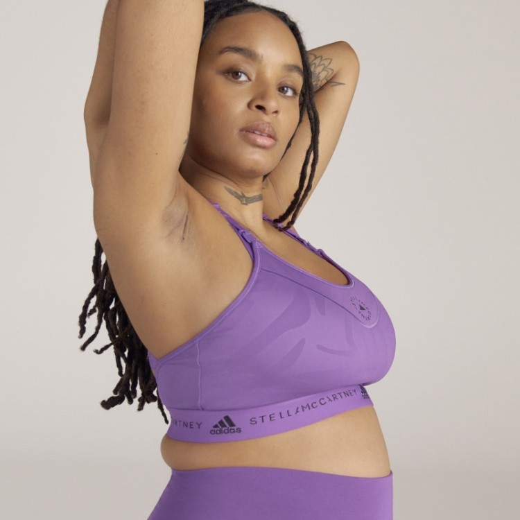 Roxo Adidas By Stella Mccartney Sutiã De Amamentação De Alto Suporte Moda