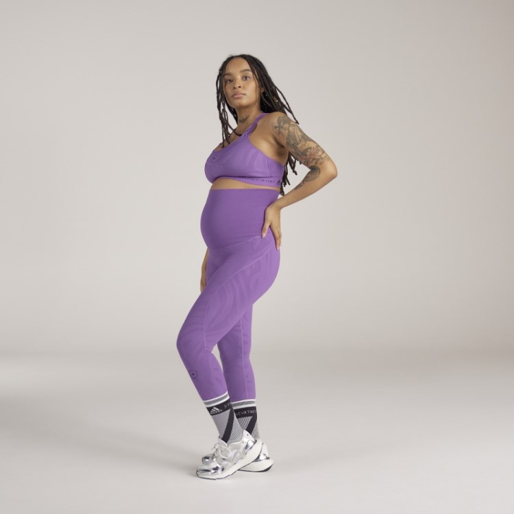 Roxo Adidas By Stella Mccartney Sutiã De Amamentação De Alto Suporte Moda