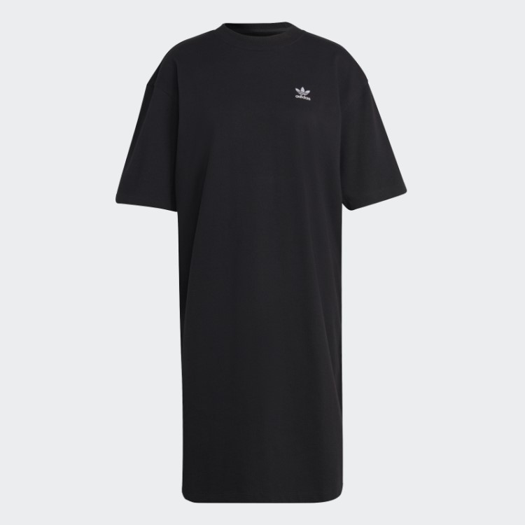 Vestido Preto Adidas Adicolor Classics Com Trevo Grande