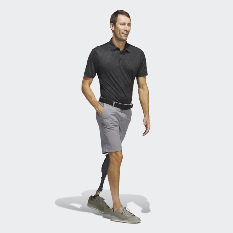 Camisa Polo De Golfe Com Estampa Allover Preta Ultimate365 Adidas