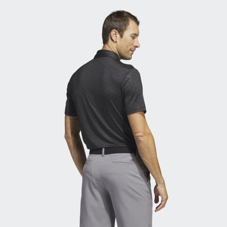 Camisa Polo De Golfe Com Estampa Allover Ultimate365 Preta Adidas