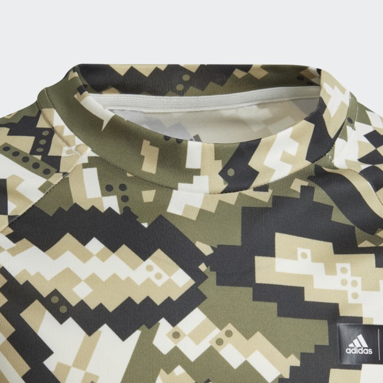 Blusa Manga Longa Adidas X Lego Baumhaus Fashion Verde Oliva
