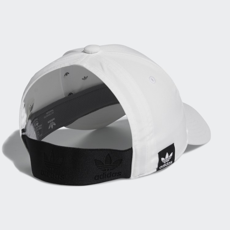 Boné Adidas Sem Costas E Stretch Fit Branco