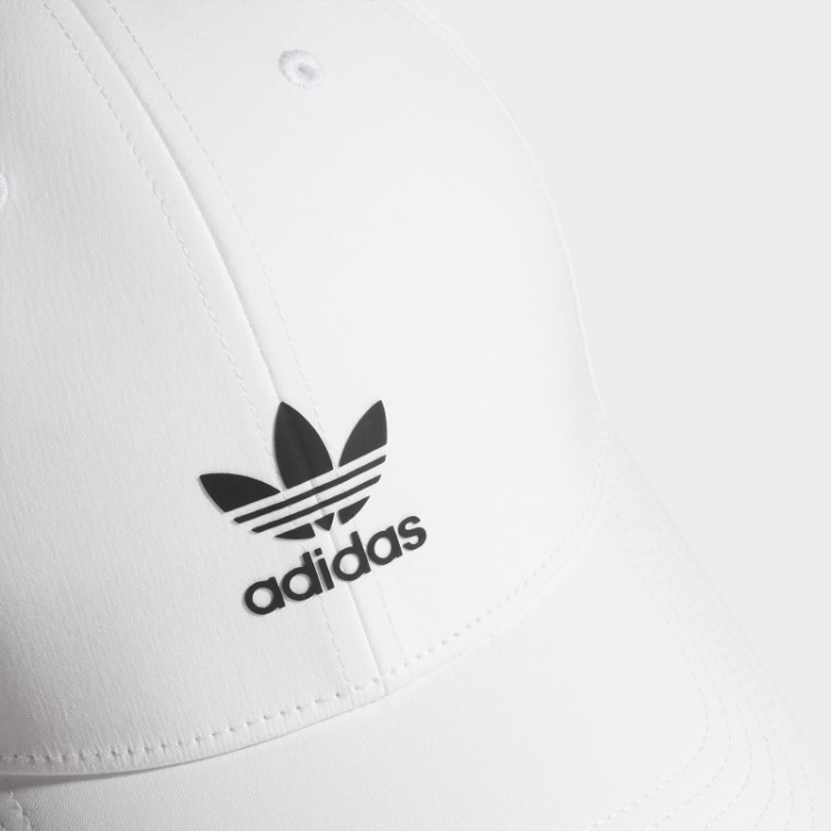Boné Adidas Sem Costas E Stretch Fit Branco