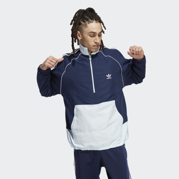 Anoraque Sst Azul Marinho Adidas