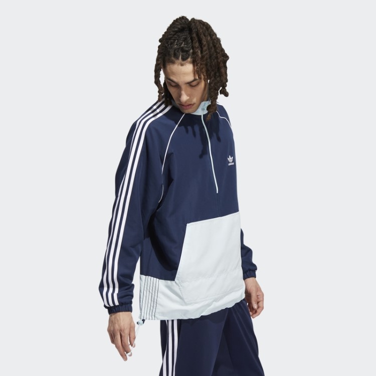 Anoraque Sst Azul Marinho Adidas