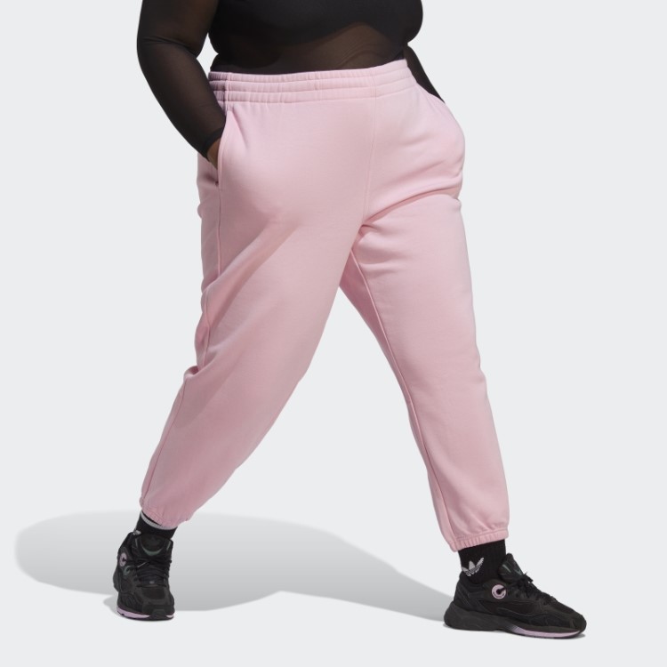 Joggers De Lã Essenciais (tamanho Grande) Adidas Rosa Verdadeiro
