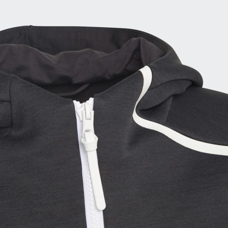 Preto Adidas Z.n.e. Feat De Capuz De Roupas Esportivas. Moda De Zíper De Liberação Rápida