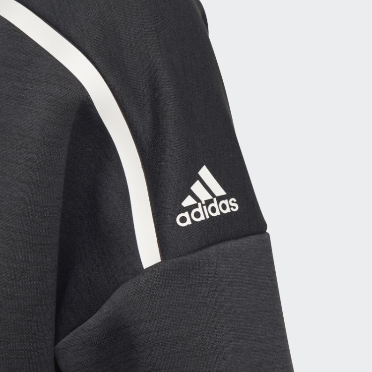 Preto Adidas Z.n.e. Feat De Capuz De Roupas Esportivas. Moda De Zíper De Liberação Rápida