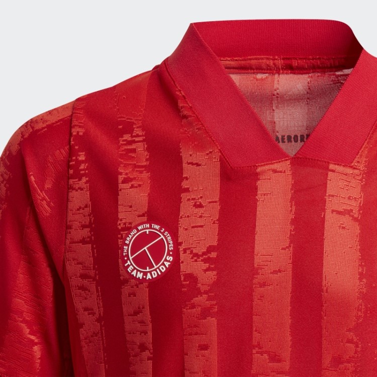 Camiseta De Tênis Freelift Para Meninos Adidas Escarlate