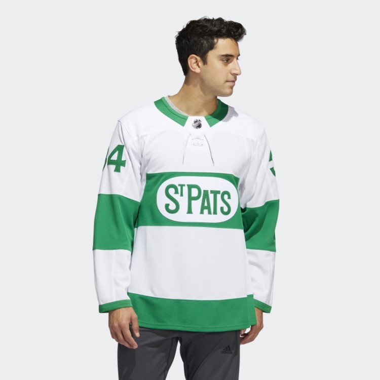 Camisa Auston Matthews Toronto St Pats Branca Adidas