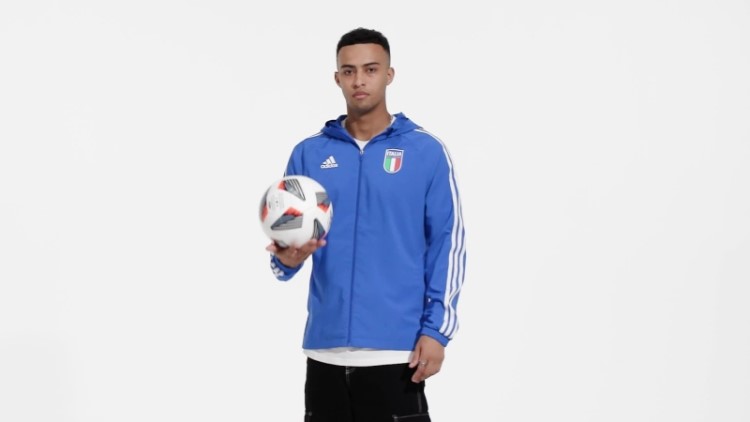 Blusão Adidas Azul Itália