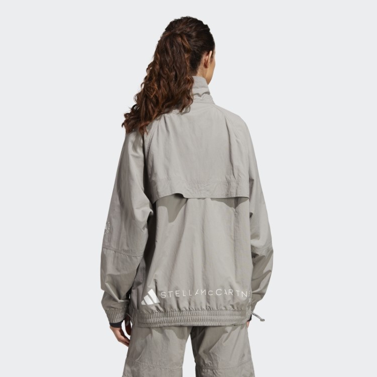 Dove Grey Adidas By Stella Mccartney Truecasuals Jaqueta De Malha Sólida Fashion