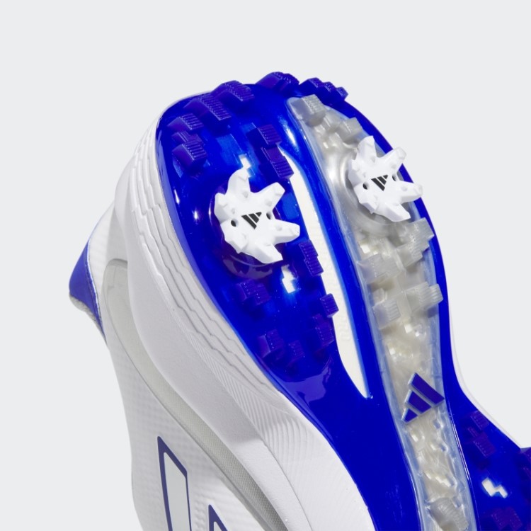 Elegantes Sapatos De Golfe Adidas Zg23 Prateados
