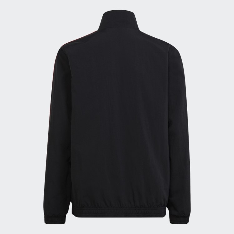 Jaqueta Preta Adidas Manchester United Hino
