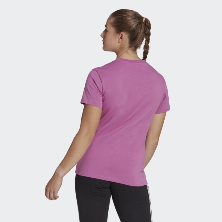 T-shirt Com Logótipo Essencial Adidas Lilás