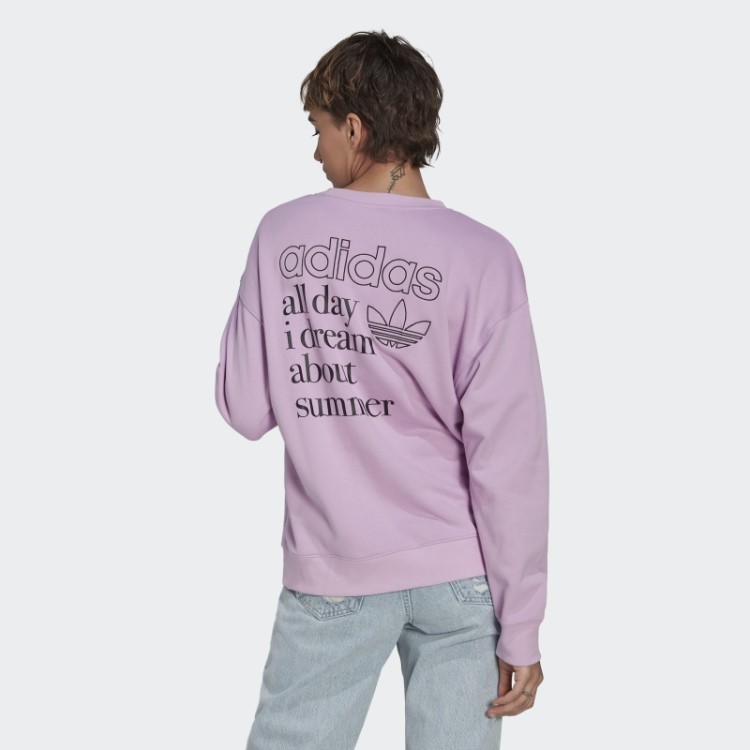 Moletom Gráfico Adidas Lilás