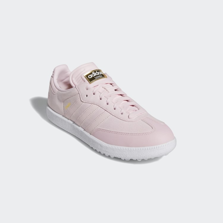 Tênis De Golfe Adidas Edição Especial Samba Sem Pontas Rosa