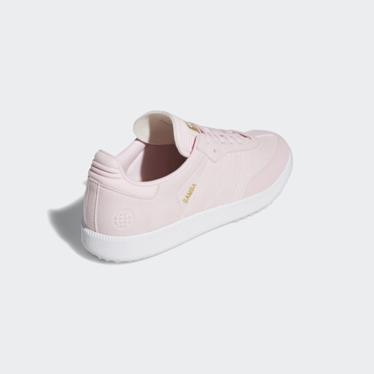 Tênis De Golfe Adidas Edição Especial Samba Sem Pontas Rosa
