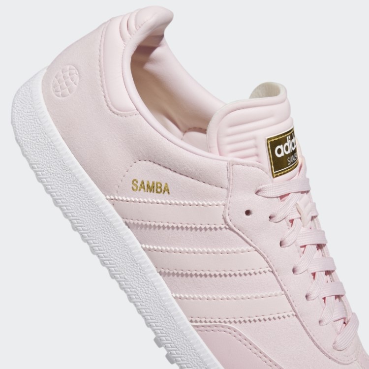 Tênis De Golfe Adidas Edição Especial Samba Sem Pontas Rosa