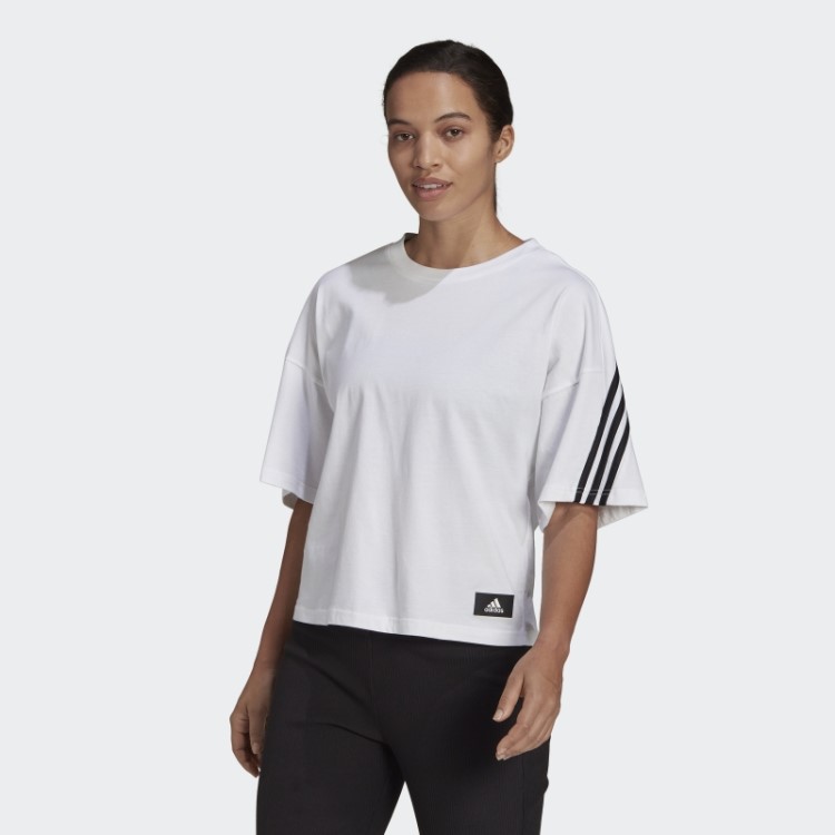 Adidas Sportswear Future Icons T-shirt Com As 3 Riscas Hot White
