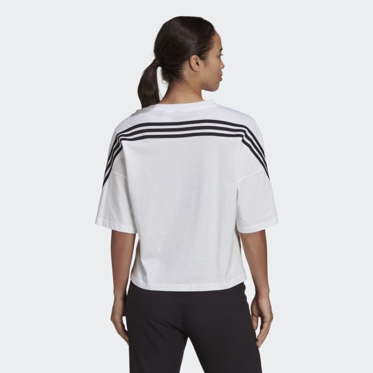 Adidas Sportswear Future Icons Camiseta Com As Três Listras Fashion Branca