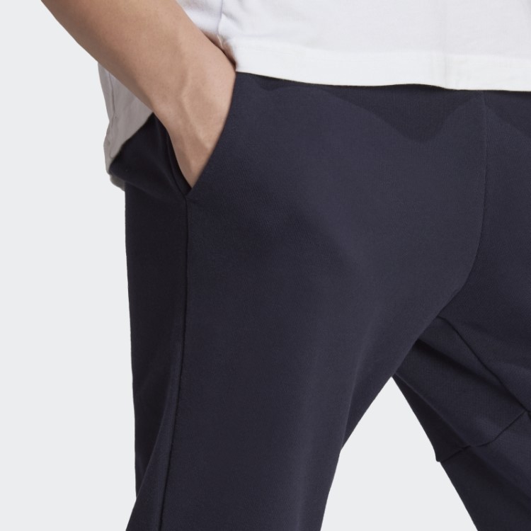 Ink Essentials Calça French Terry Com Punho Cônico E Logo Adidas