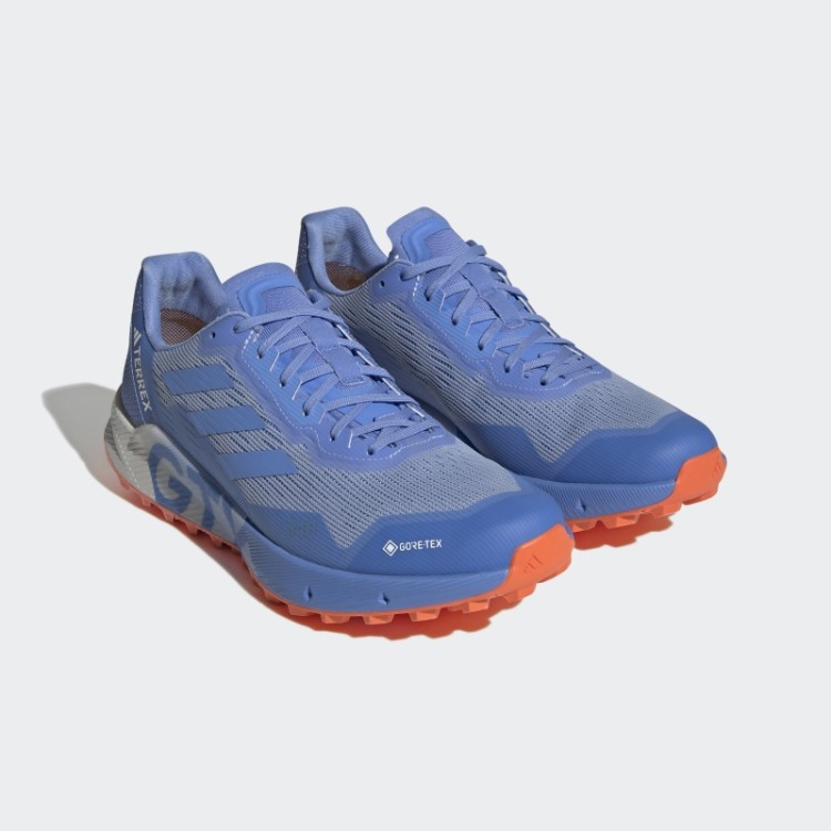 Blue Dawn Terrex Agravic Flow Gore-Tex Trail Tênis Adidas 2.0
